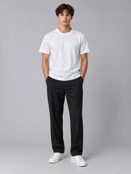 Lace Clothing Basic Shirt White am Model, Vorderansicht #white