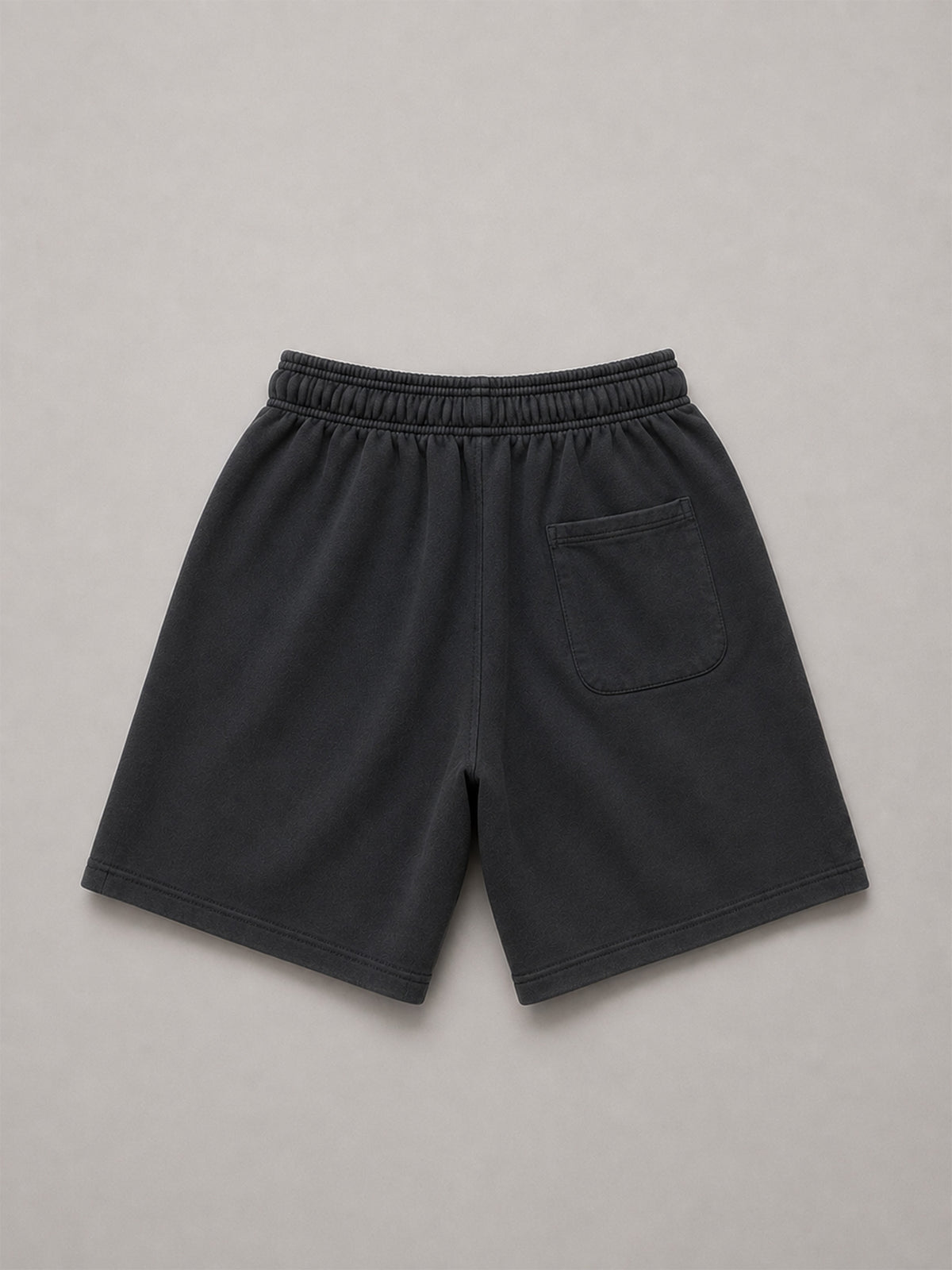 Logo Sweat Shorts Dark Grey, Rückseite flach, Lace Clothing #dark-grey