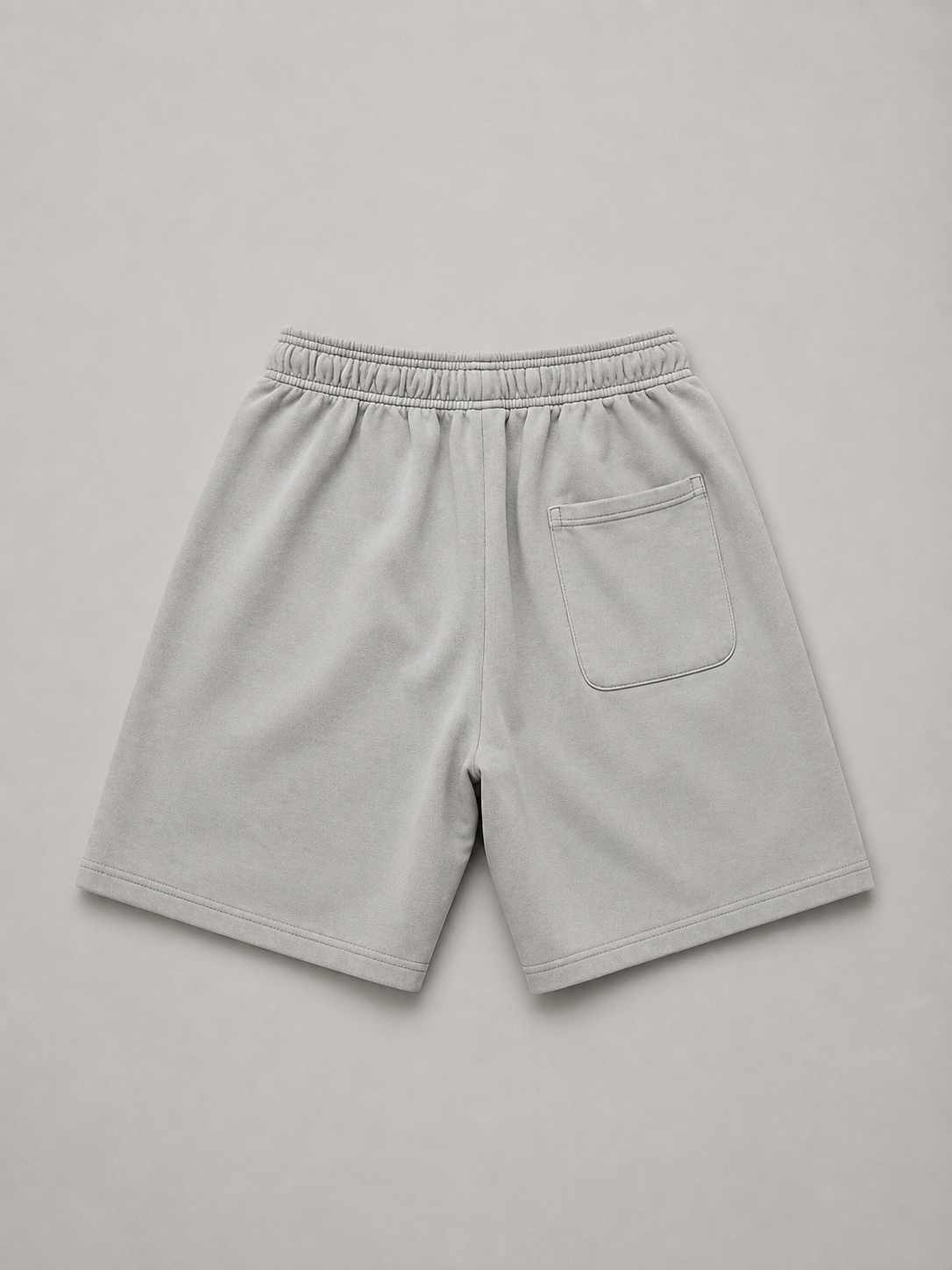Logo Sweat Shorts Mid Grey, Rückseite flach, Lace Clothing #mid-grey